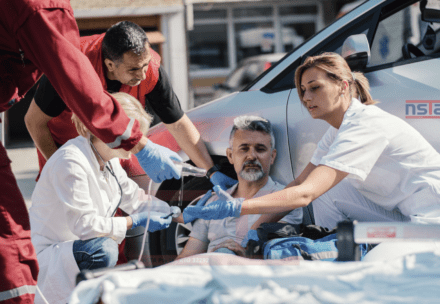 Group of people receiving first aid training in Sydney